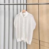 新款 26春季 立领拉链镂空针织上衣ONST24636090 妍妍粉丝专享