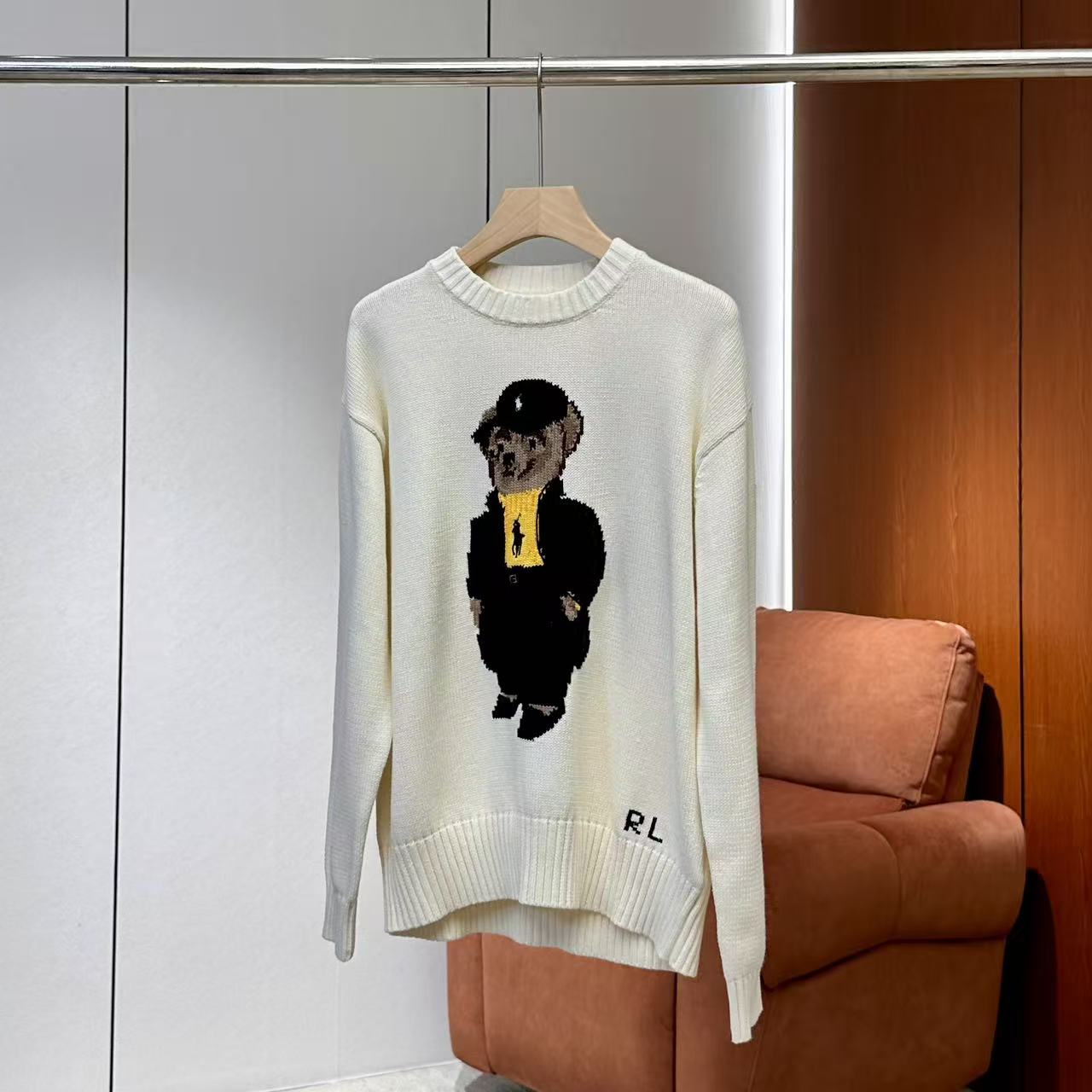 【妍妍粉丝专享】25新款卡通小熊保暖圆领毛衣ONSM285115669