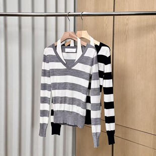 新款 2026春季 百搭条纹上衣ONST28615982 妍妍粉丝专享
