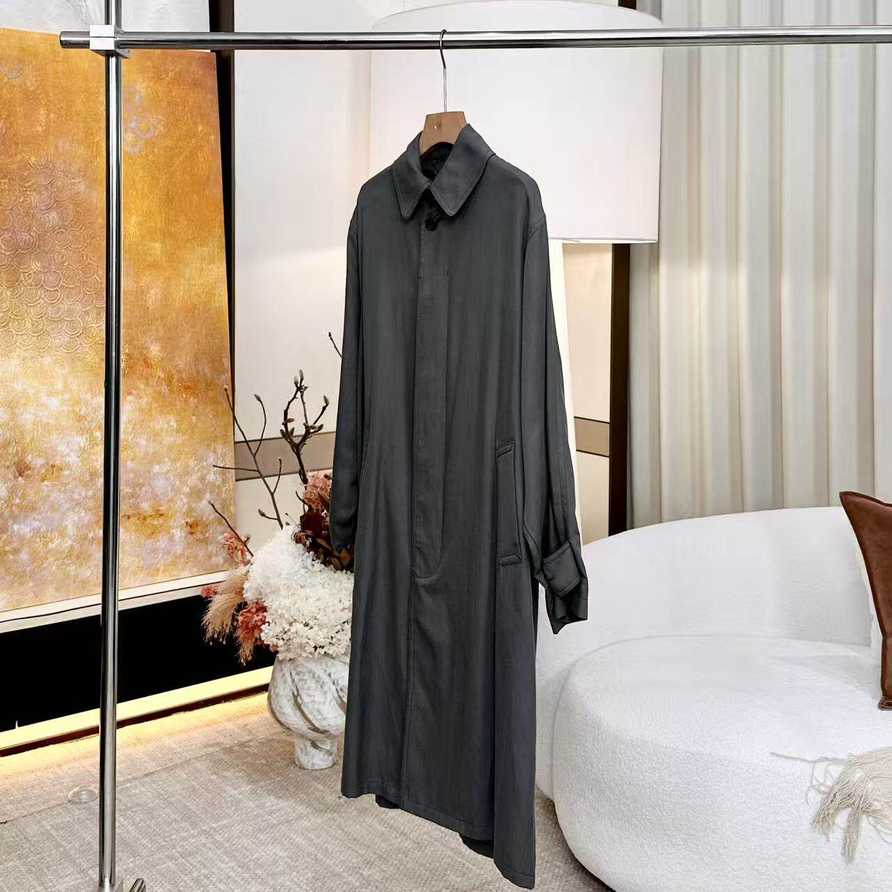 【妍妍粉丝专享】挂霜高级腔调感风衣ONWF185585420