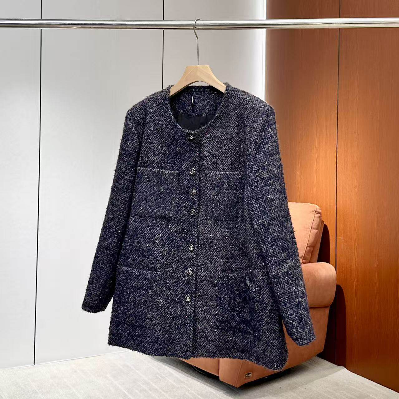 【妍妍粉丝专享】25新款包边设计感纽扣外套ONWY2165125821