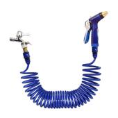 972C热能销家用园艺浇水浇菜弹簧水管套装 高车水枪多功压喷洗水枪