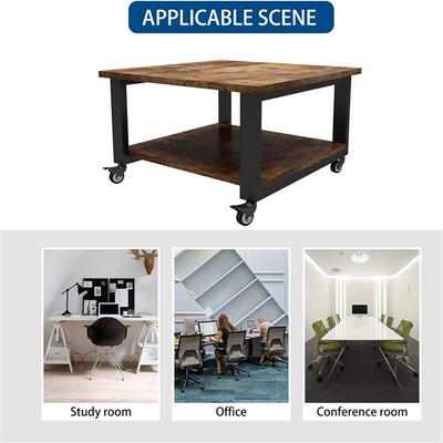 大型激光JINTU010打印机印机桌面复机支架,带纸张存储带轮子打印