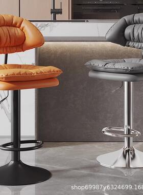 吧台椅酒吧椅前台银收旋转椅可升降脑高脚凳家FWK用办公室椅椅电
