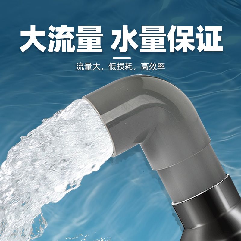 过滤池专用烟斗水泵220v不锈钢抽水循环泵大流量锦鲤鱼池潜水泵