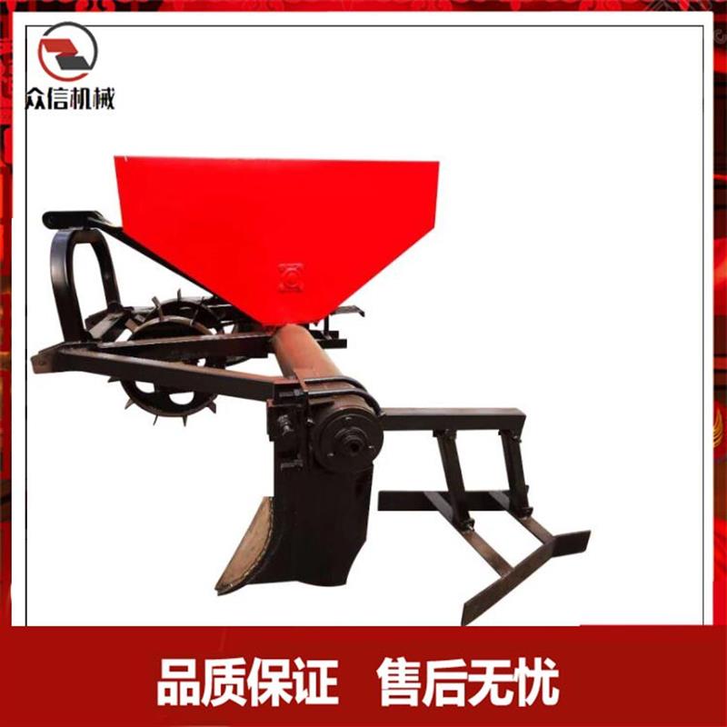 果园开沟施肥机林业大棚拖拉机用开沟回填式果园撒粪施肥器