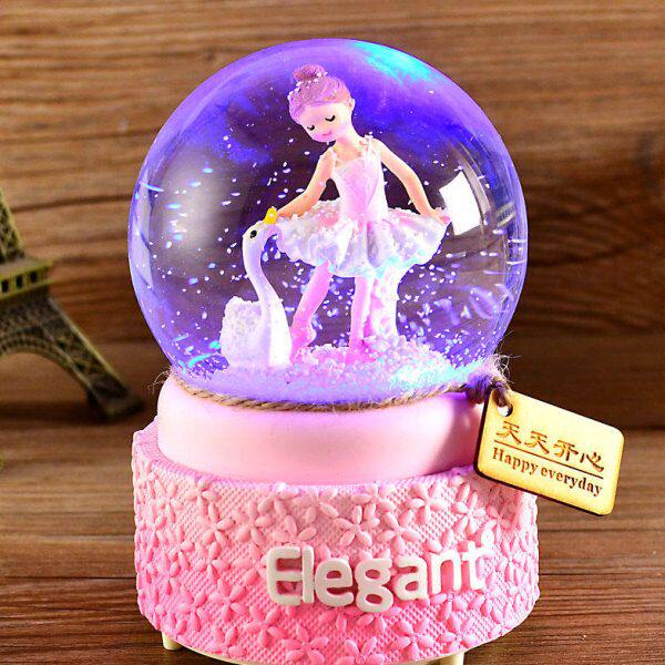 水晶球音乐盒八音盒小女孩儿童节送女友闺蜜女生同学生日毕业礼物
