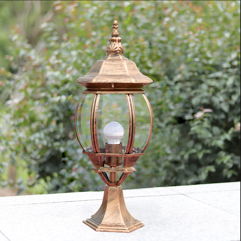 户外灯防水围墙柱头灯庭院花园大门柱子灯别N墅室外欧式景观围栏