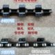 工业输送用双节距弯板链条C2162 C232AL双节距大滚子弯板输送链条