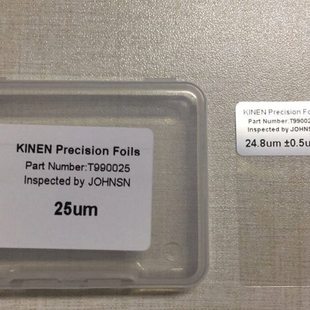 国产涂层测厚仪标准片12um/25/50um/125um/250um/500um膜厚校准片