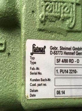 SF4 80 RD-O德国STEIMEL（施特梅尔）润滑供给泵