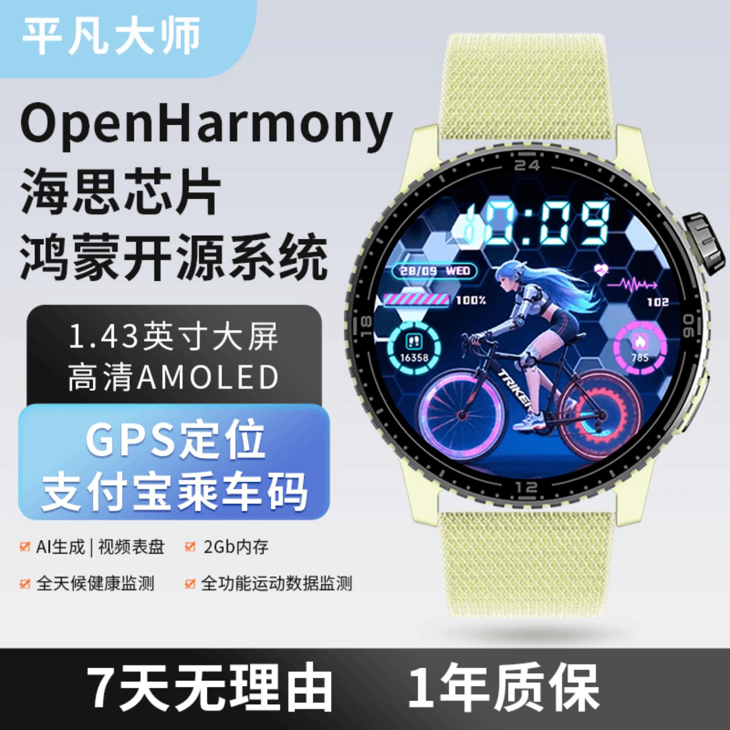 平凡大师官方新款HT60智能手表