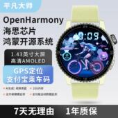 HT60智能手表乘开源鸿蒙系统海思芯片离线支付乘车码 平凡大师官方正品 新款 NFC门禁录音