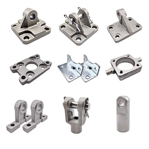 当天发货拉杆气缸安装底座CA2B固定连接件CBN法兰FA叉型I接头斜耳