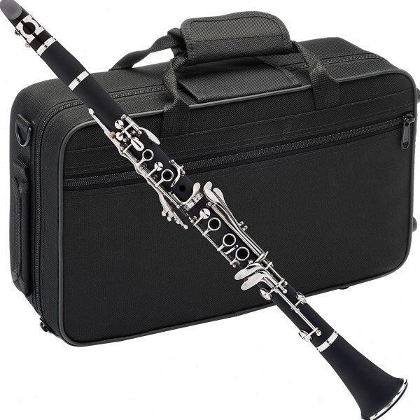 新款 17键 降B调黑管单簧管 乐器胶木双二节 初学考级