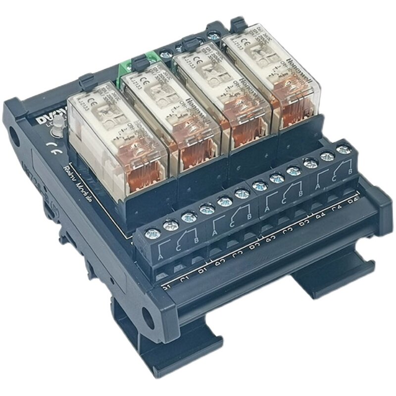 4位8位省布线终端继电器模组替换中间继电器24V电流12ZA质保三年