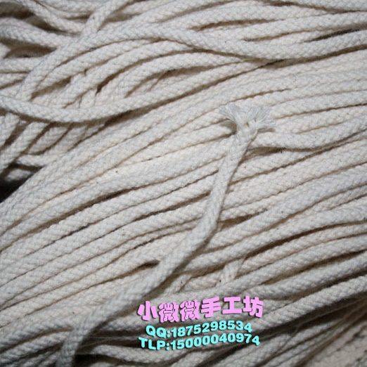 4毫米编织棉21支棉纱八股编织棉绳辫子棉绳装饰绳扎口手工绳90米,居家布艺,绳子,淘宝优惠券,粉丝福利购,淘宝优惠卷