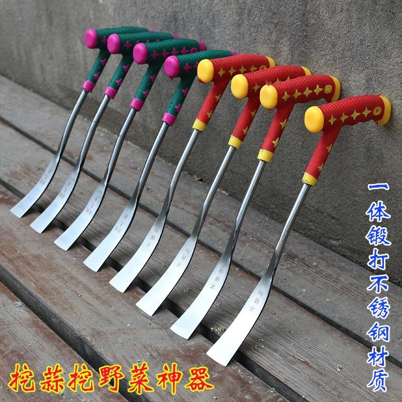 挖野菜小铲c子不锈钢锰钢农用挖大蒜铲子挖婆婆丁神器养花种菜铁