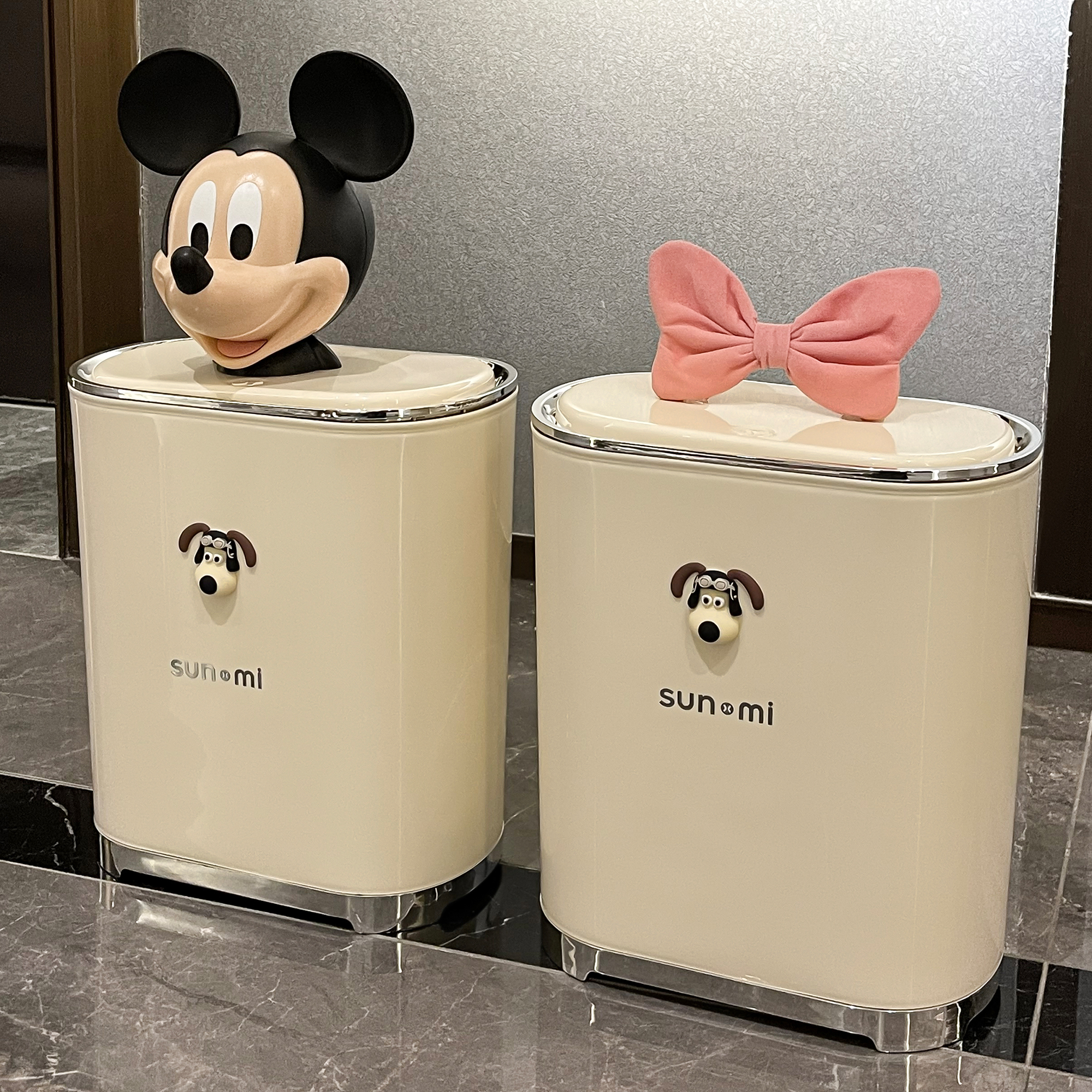 轻奢卫生间垃圾桶带盖大容量厕所纸篓家用厨房客S厅夹缝专用网红