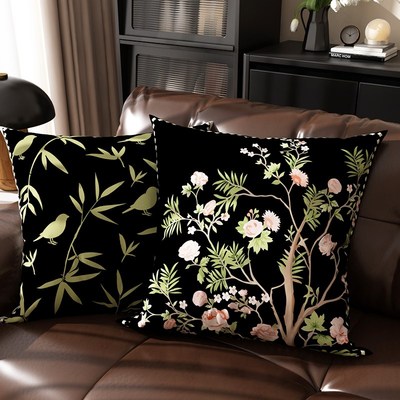 中古风客厅沙发抱k枕可拆洗含芯车载仿麻靠枕2025新款卧室床头腰