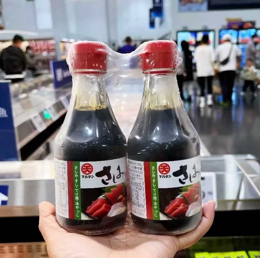 山姆 进口丸天刺身酱油生鱼片鱼生寿司凉拌生抽蘸汁家用海鲜400ml
