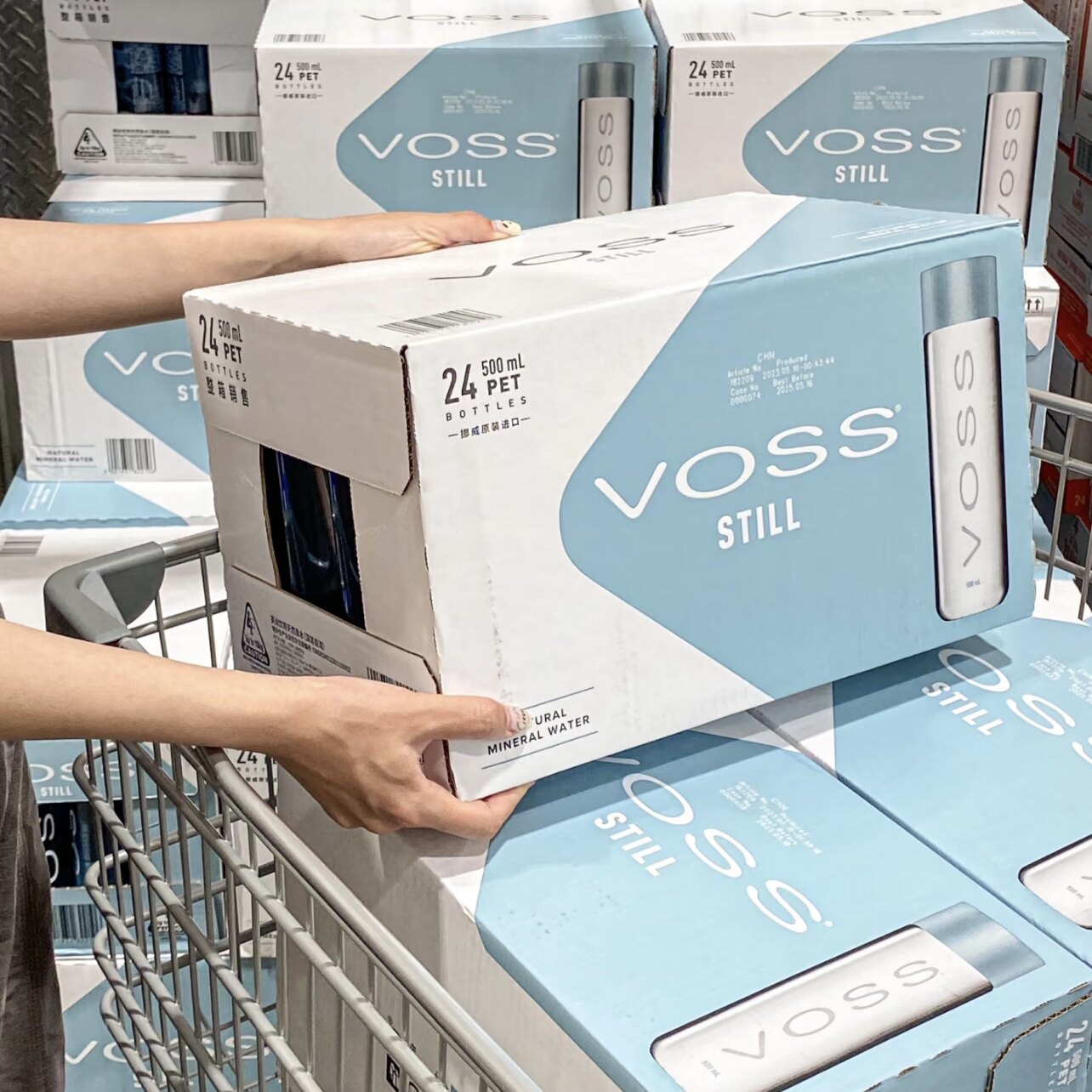 山姆会员芙丝挪威进口饮用天然泉水深层自流水500ml*24瓶