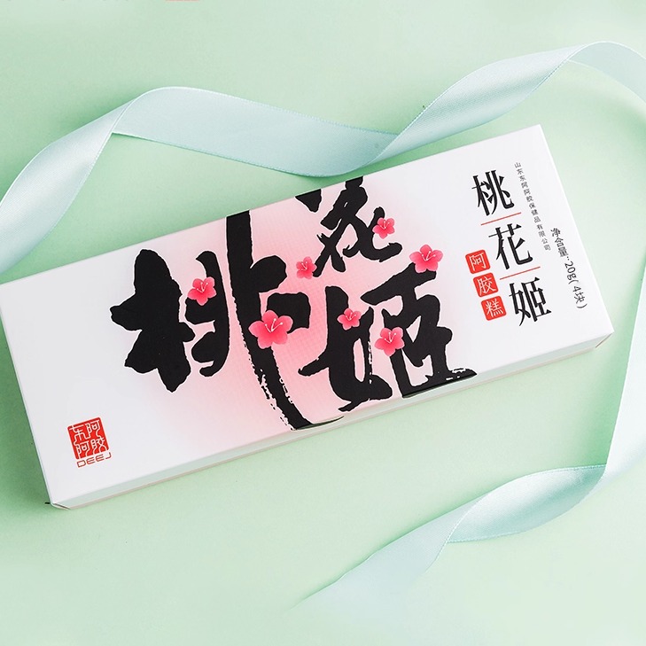 麦德龙 东阿阿胶桃花姬阿胶糕210g礼盒滋补送礼高档礼盒营养品