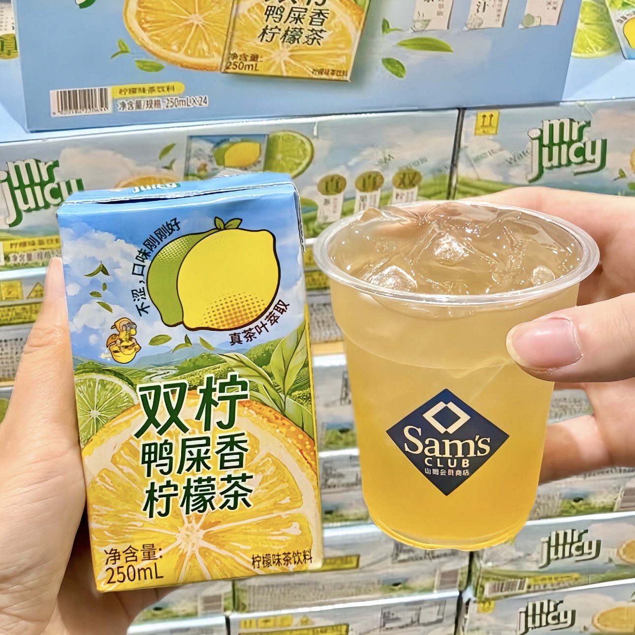 山姆MrJuicy鸭屎香柠檬茶调味茶饮料休闲饮料办公室饮品清爽解腻