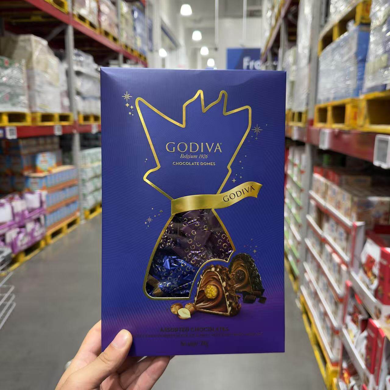 山姆Godiva歌帝梵臻粹巧克力制品精选装礼盒榛子威化送礼280g