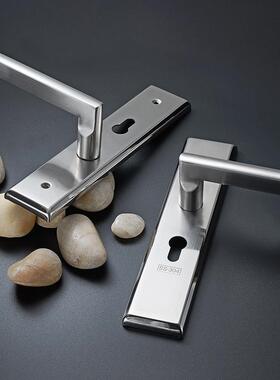 家用门230-0962锁室内锁卧室手柄金通用型门锈把手不钢锁五2.门0