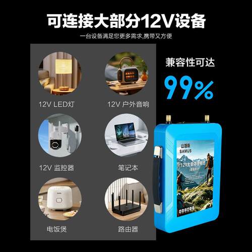  山姆斯老品牌12V锂电池