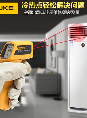 福禄克F62MAX红外温仪F9工业数5显高精度手532持式MET4测MAX测温