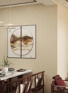 全20加厚中国风新中式素色无缝墙布回AUL字2纹客厅5卧室背景墙屋