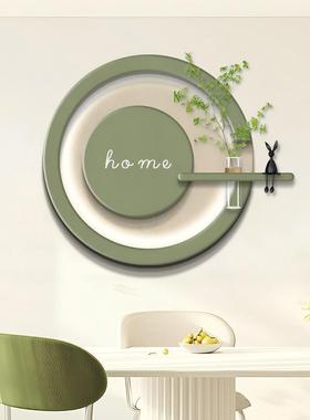 现代红ZA0510挂墙装饰网气厅装饰画简约大挂画实木雕刻壁画餐餐厅