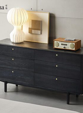 kena可纳北欧实木科珀六斗柜轻奢卧室储物客厅复古收纳餐边柜子Z