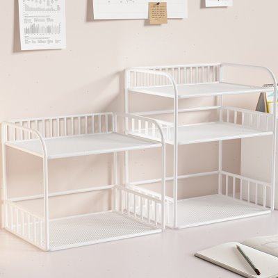 桌上书架桌面置物架公桌收纳餐桌宿舍书桌多层小层架工位分层柜,收纳整理,书桌收纳置物架,淘宝优惠券,粉丝福利购,淘宝优惠卷