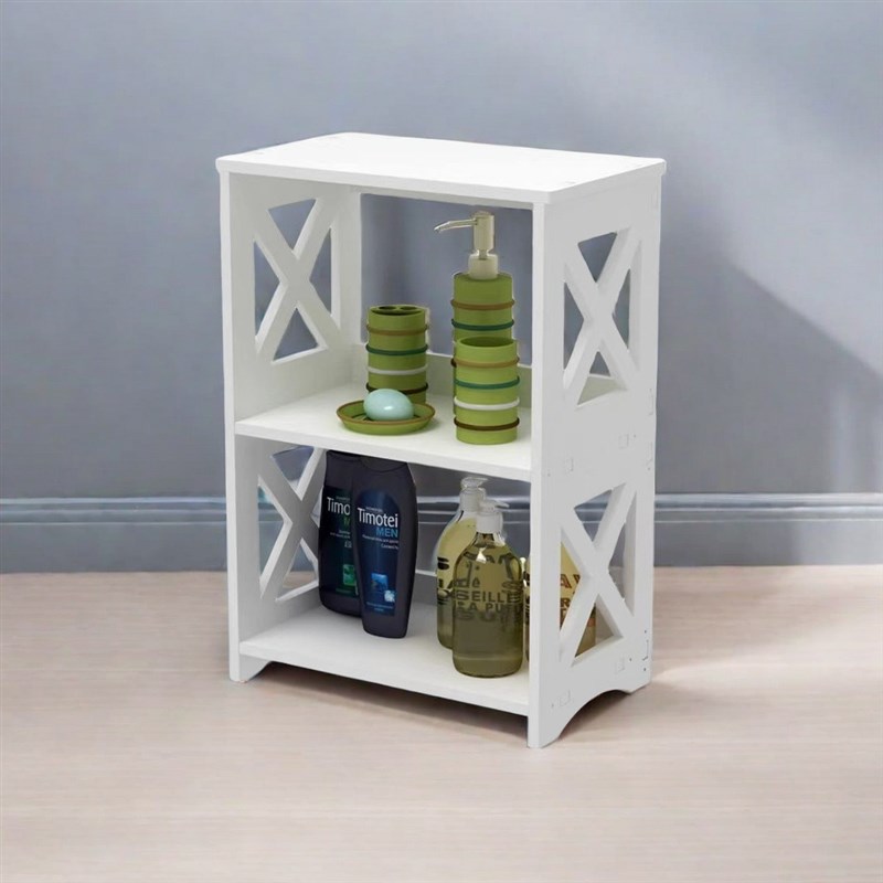床头柜收纳架置物k架桌面小书架卫生间落地式脸盆洗浴用品收纳神