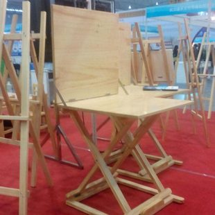 写生静物台折叠木制美术教学画材教具素描写生台衬布蜡果摆放台桌