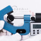 青海青量数显电子奇数沟千分尺三沟V型测砧 外圆丝锥顶径直径测量