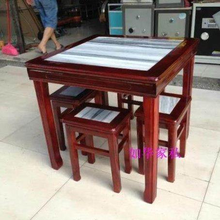 凉茶桌石面长型桌快餐桌配4凳大理石+凳台快餐店茶餐厅桌80CM,住宅家具,大理石餐桌,淘宝优惠券,粉丝福利购,淘宝优惠卷