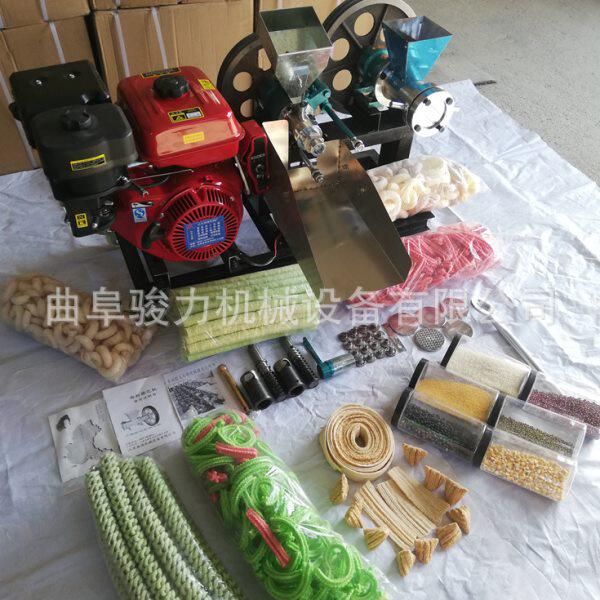 走街串巷车载膨化机图片 玉米粒糖酥果机 骏力不锈钢暗仓膨化机