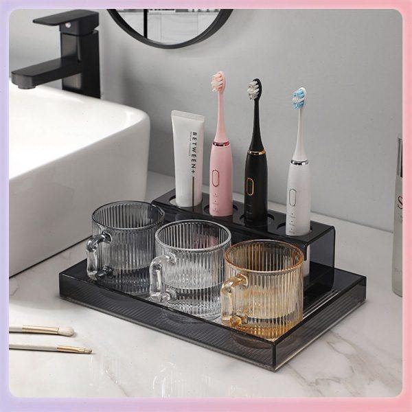 TUF4漱口杯家用玻璃刷牙的杯子轻奢情侣牙杯洗漱杯牙刷置物架,家庭/个人清洁工具,沐浴按摩用品,淘宝优惠券,粉丝福利购,淘宝优惠卷