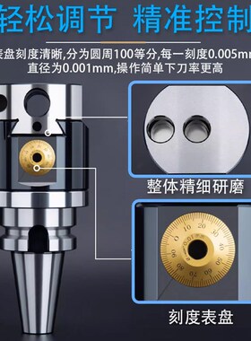 SBJ2a0精镗刀杆NBH2084微调镗头加长精镗杆SBJ2030-150 2016-90L