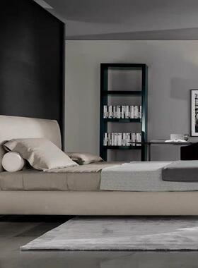 美式轻奢现布艺床主卧现代软代新包床北港式欧双人IPI床简约优选