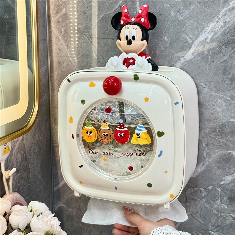 卫生间纸巾盒免打孔防水抽纸卷y纸置物架厕所壁挂卫生纸厕纸收纳