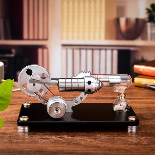 新精品斯特林发动机 发电w机 微型引擎模型外燃机引擎 可发动