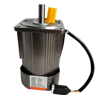 微型调速电机400W交流220V光轴电动机三相380V立式马达1400RPM 转