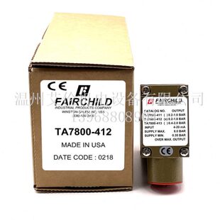 美国仙童FAIRCHILD电气转换器比例阀 TA7800-412