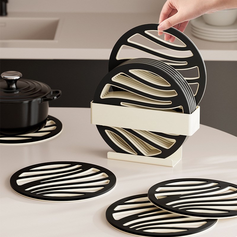 网红硅胶隔热垫餐桌防烫垫轻奢感碗垫锅垫加厚防水杯垫耐高温