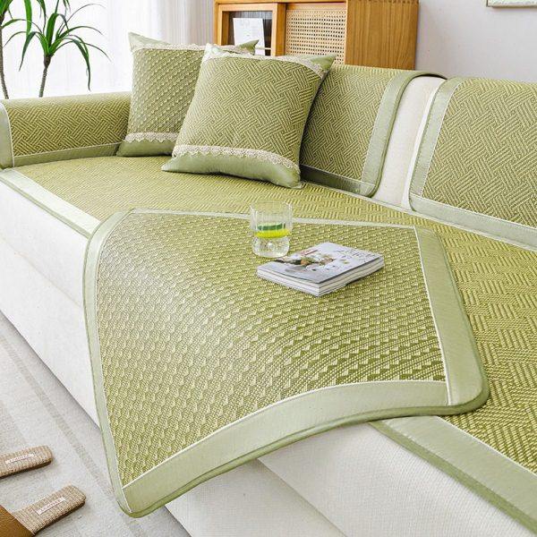 2024新款藤席沙发垫子夏季夏天款凉席坐垫防滑冷感沙发座垫盖布巾,居家布艺,沙发垫,淘宝优惠券,粉丝福利购,淘宝优惠卷